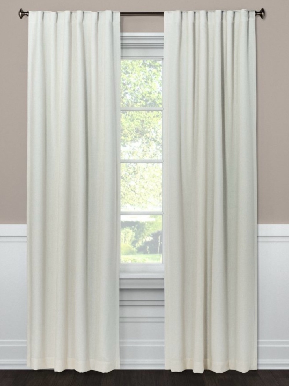 50x92” THRESHOLD BLACKOUT CURTAINS 2 PANELS